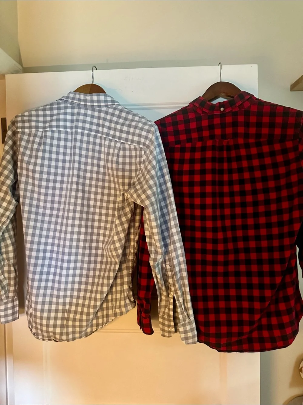 Two J. Crew Men’s Buttonup shirts - Oxford and Cotton - Size Small